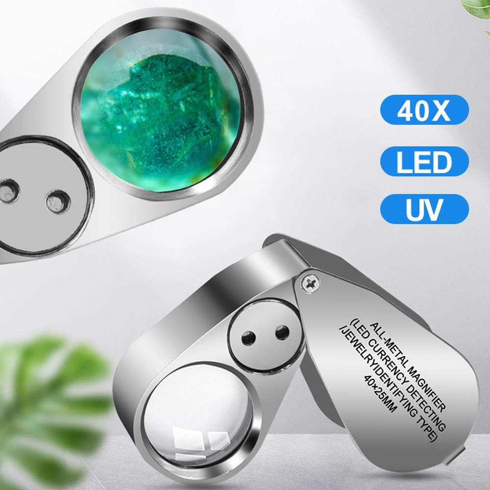 Collectors Coins Jewelry & Watches Of Smithtown - 40X High Clarity Folding Magnifier LED