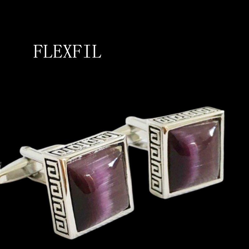 Jewelry And Watches Luxury Brand - FLEXFIL Luxury shirt cufflinks men watch