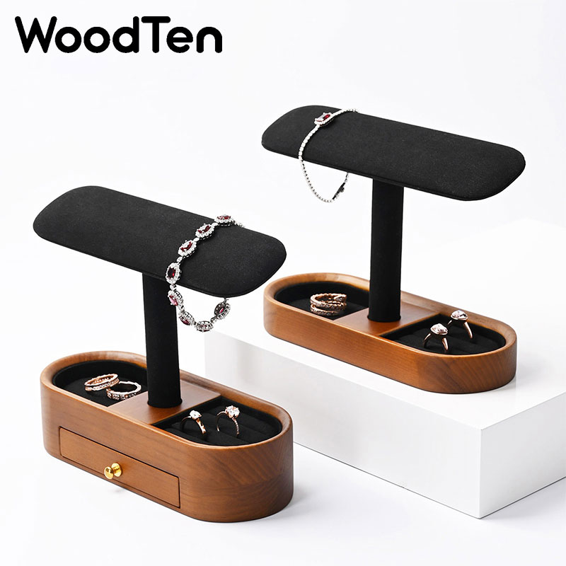 WoodTen Watch Display Stand wi - Watches Jewelry Holder ulasan dan harga