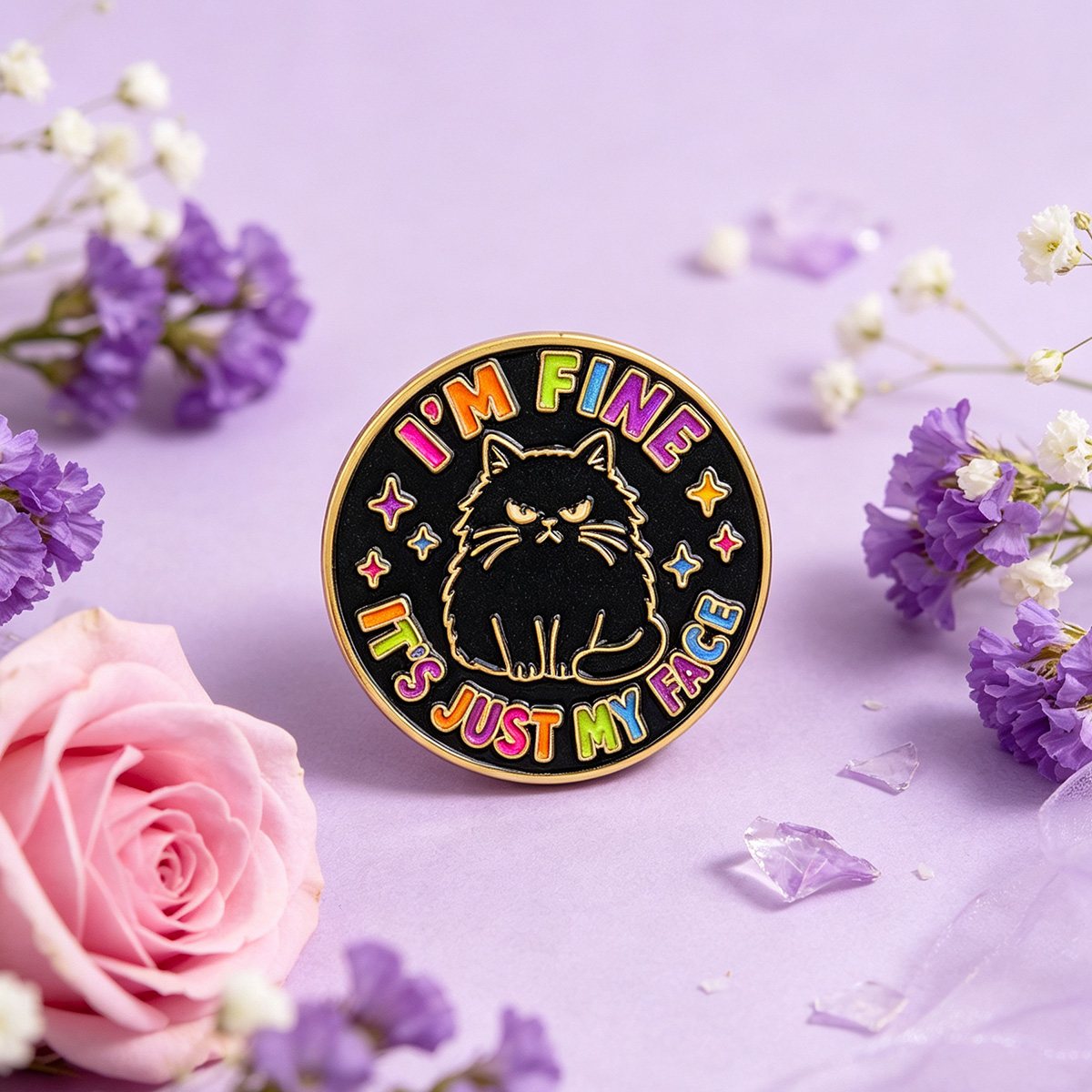 I Love All Cats Quotes Enamel  - Jewelry Quotes ulasan dan harga