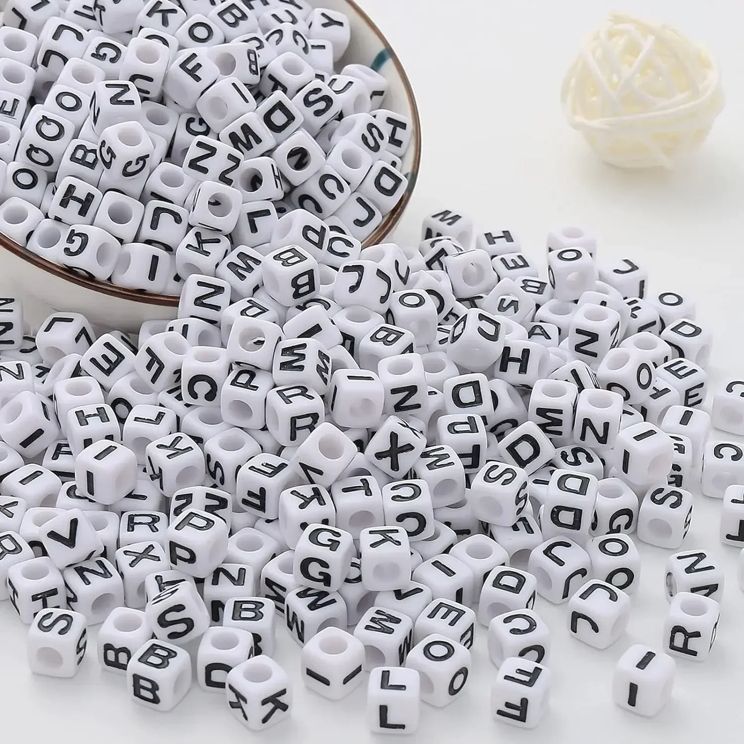 100/200/300/500Pcs Acrylic Let - Jewelry Quotes ulasan dan harga