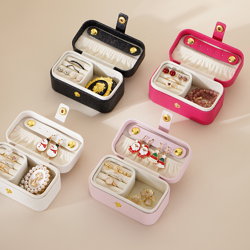 Portable Mini Jewelry Box, Lig - Used Jewelry Watches ulasan dan harga