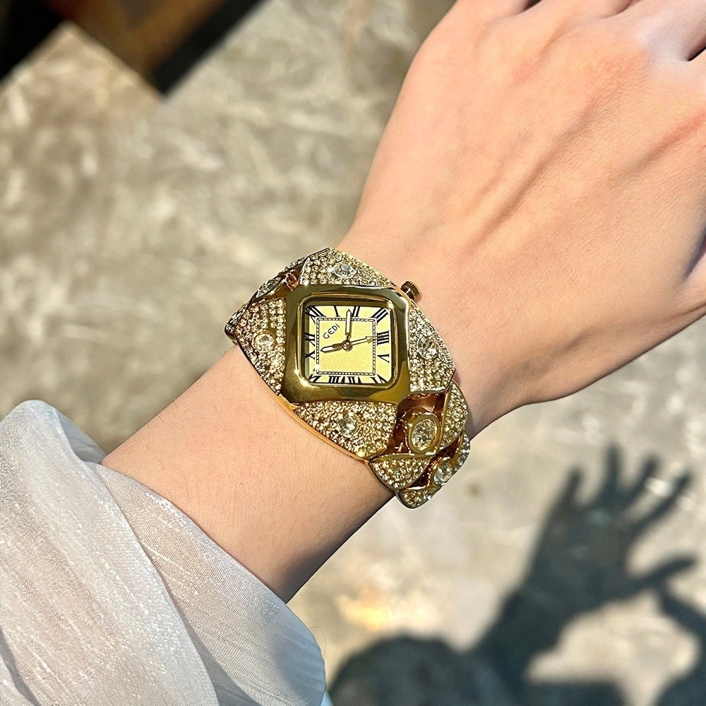 New Diamond Inlaid Bracelet Wa - Jewelry And Watches Luxury Brand ulasan dan harga
