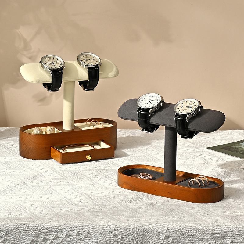 Oirlv Solid Wood Watch Organiz - Watches Jewelry Holder ulasan dan harga