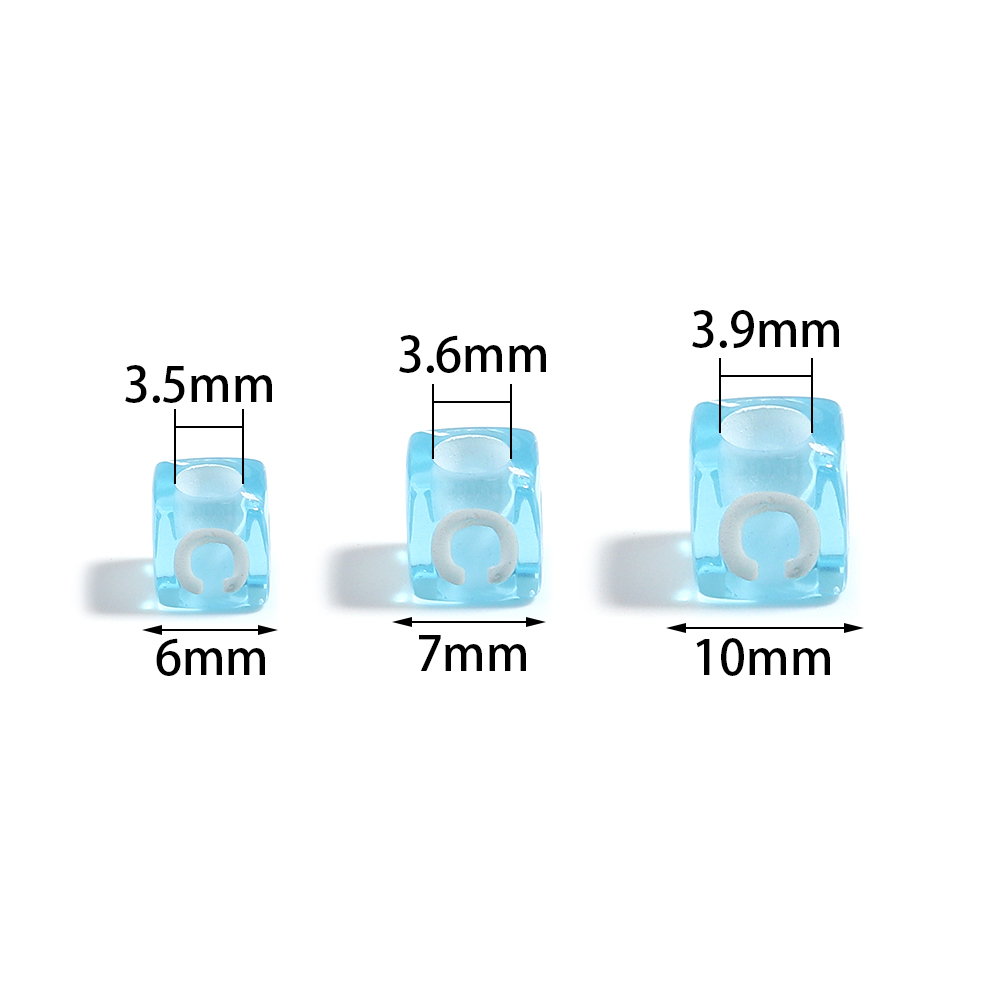 100pcs/lot 6 7 10mm Acrylic Le - Jewelry Quotes ulasan dan harga