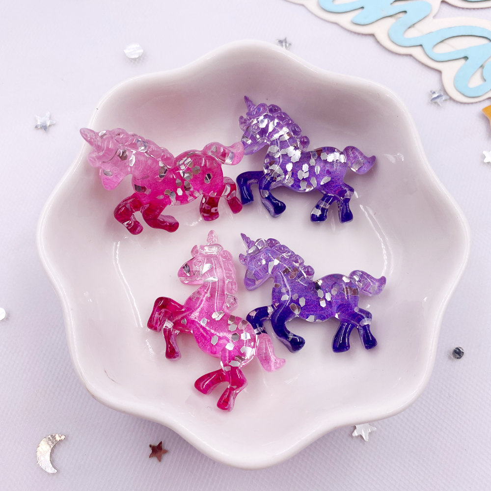 6PCS Colorful Resin Glitter 3D - Paradise Jewelry & Watches Llc Miami ulasan dan harga