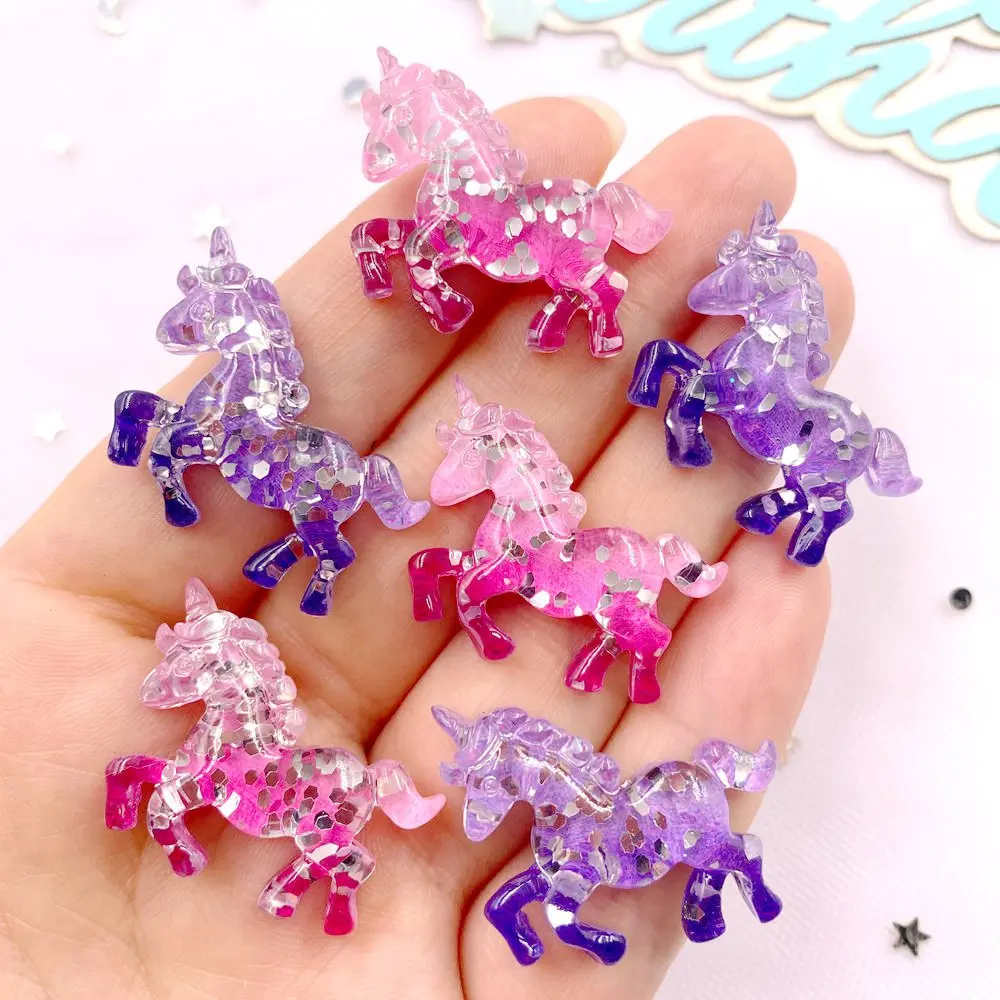 6PCS Colorful Resin Glitter 3D - Paradise Jewelry & Watches Llc Miami ulasan dan harga