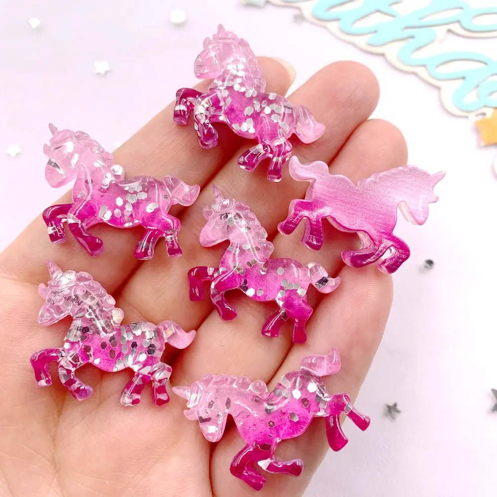 6PCS Colorful Resin Glitter 3D - Paradise Jewelry & Watches Llc Miami ulasan dan harga