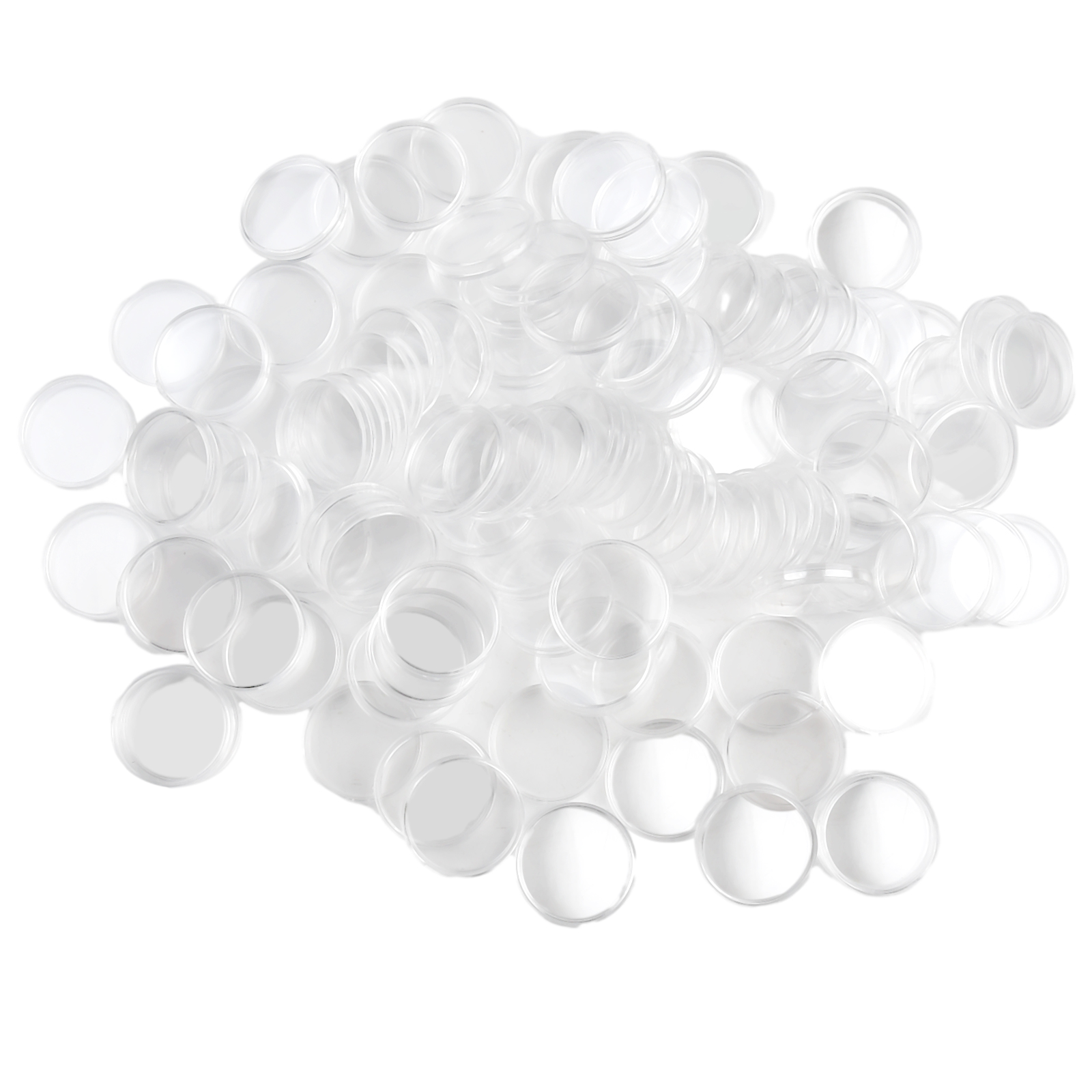 100 Clear Plastic Coin Capsule - Collectors Coins Jewelry & Watches Of Smithtown ulasan dan harga