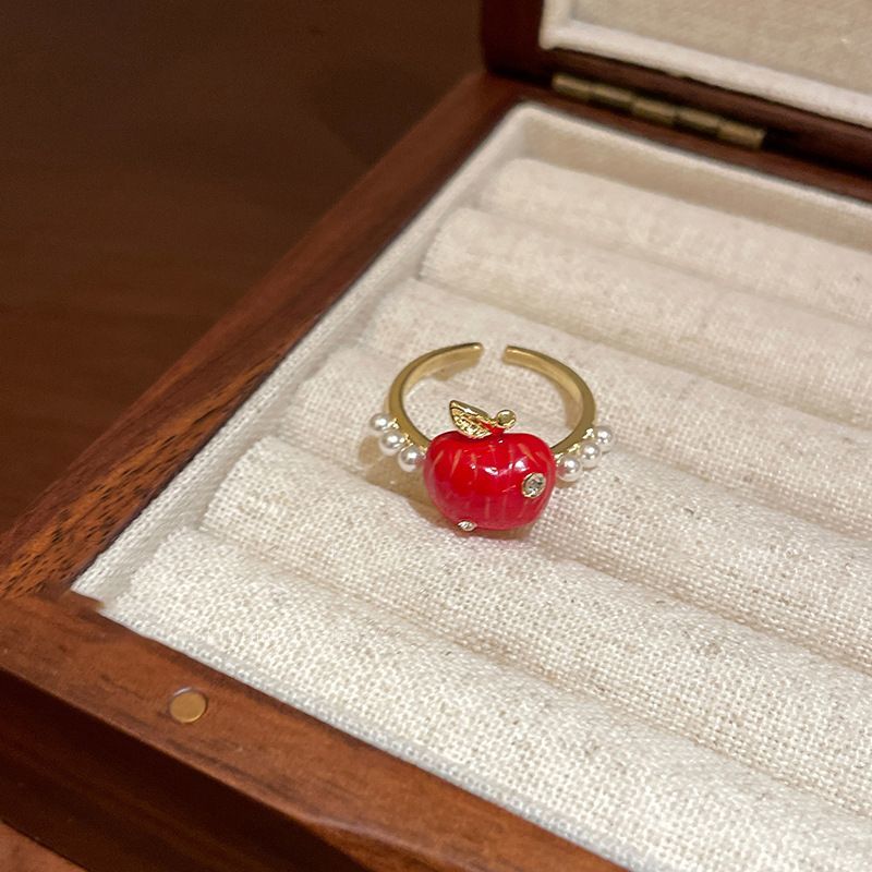 Christmas Apple Ring Red Cute  - Eve Jewelry & Watches Distribuidor Oficial Rolex Buenos Aires ulasan dan harga