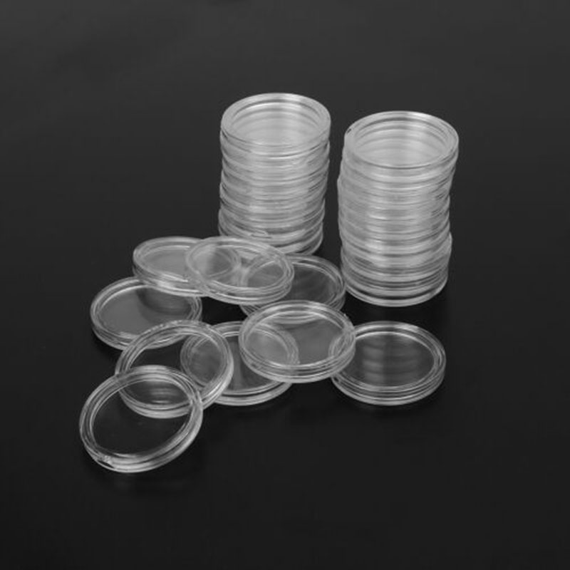 100 Clear Round Coin Holders 3 - Collectors Coins Jewelry & Watches Of Smithtown ulasan dan harga
