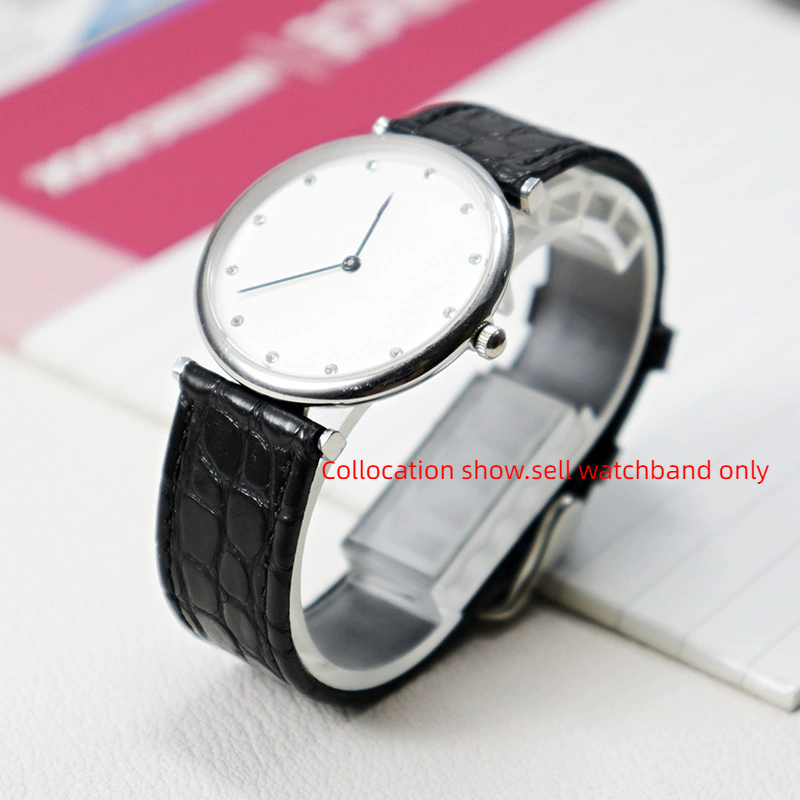 Thin crocodile Genuine leather - Cartier Watch Santos ulasan dan harga