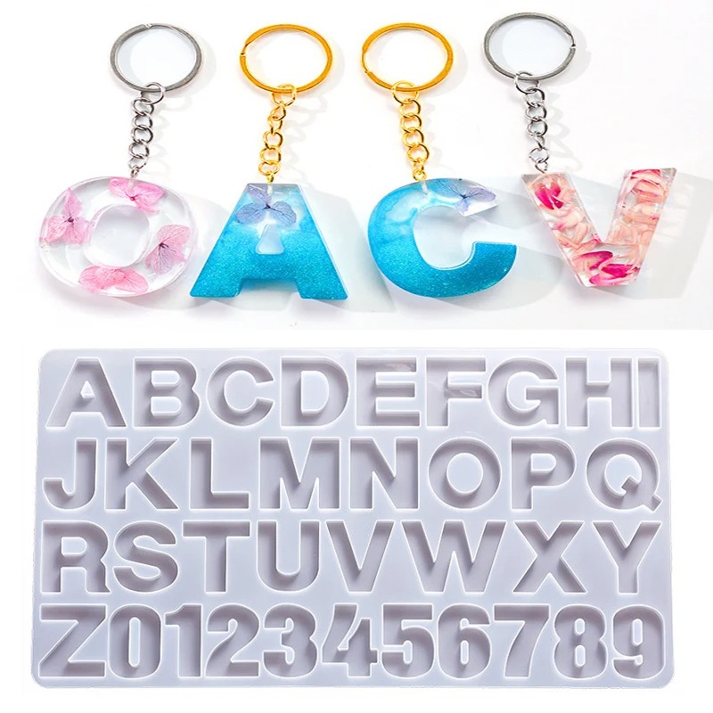 Alphabet Epoxy Resin Silicone  - Jewelry Quotes ulasan dan harga