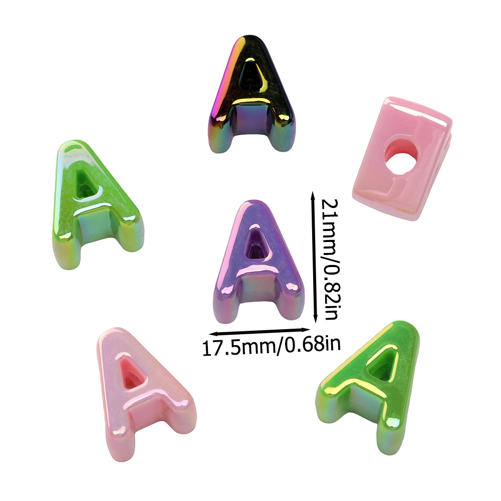 5pcs/Lots AB Color Acrylic Let - Jewelry Quotes ulasan dan harga