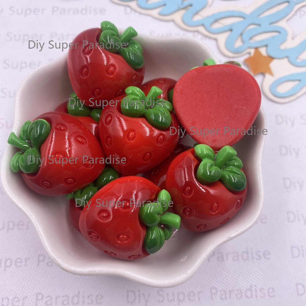 8PCS Resin Kawaii Colorful Red - Paradise Jewelry & Watches Llc Miami ulasan dan harga