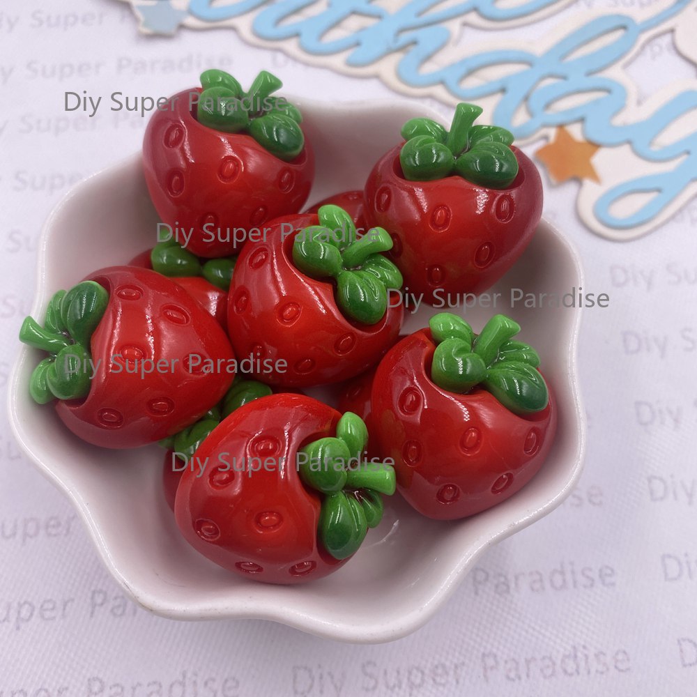 8PCS Resin Kawaii Colorful Red - Paradise Jewelry & Watches Llc Miami ulasan dan harga