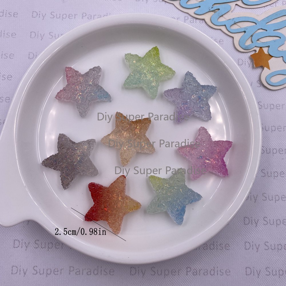 10PCS Resin Clear Candy Color  - Paradise Jewelry & Watches Llc Miami ulasan dan harga