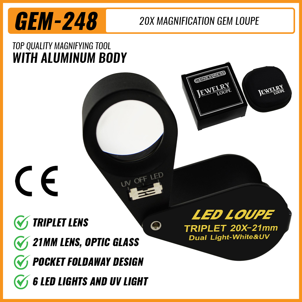 20x Jewelry Loupe 21mm Dual Li - Collectors Coins Jewelry & Watches Of Smithtown ulasan dan harga