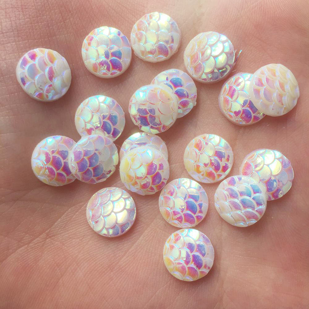 Shiny 100Pcs AB Resin 10mm Rou - Paradise Jewelry & Watches Llc Miami ulasan dan harga