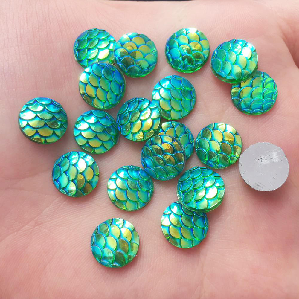 Shiny 100Pcs AB Resin 10mm Rou - Paradise Jewelry & Watches Llc Miami ulasan dan harga