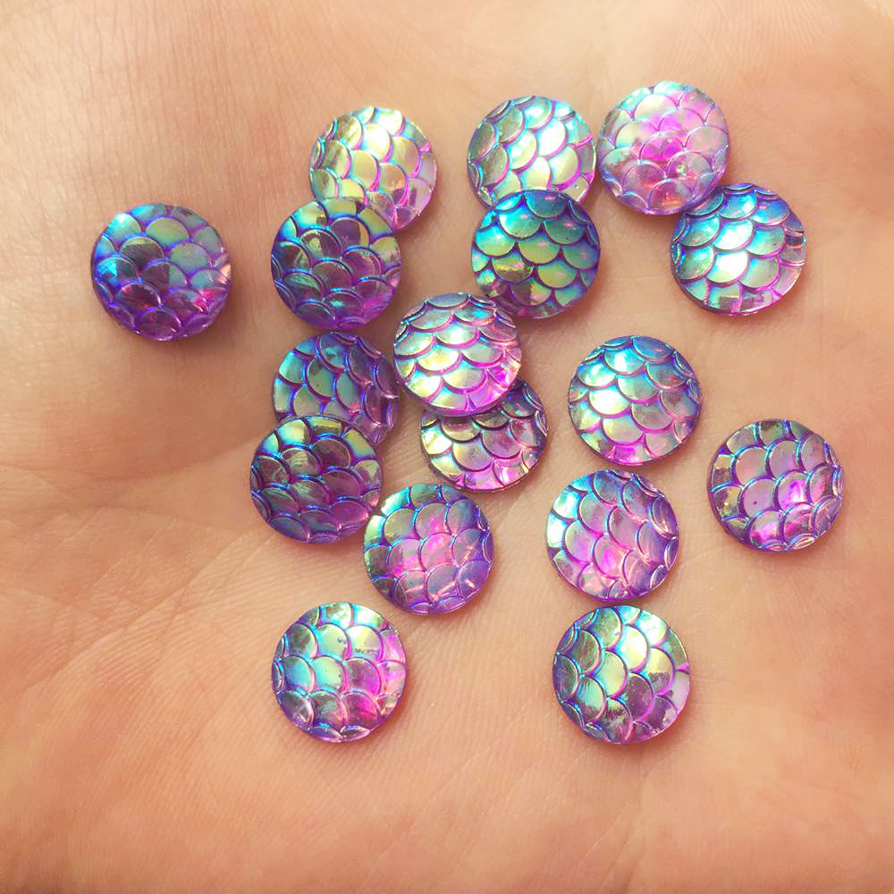 Shiny 100Pcs AB Resin 10mm Rou - Paradise Jewelry & Watches Llc Miami ulasan dan harga